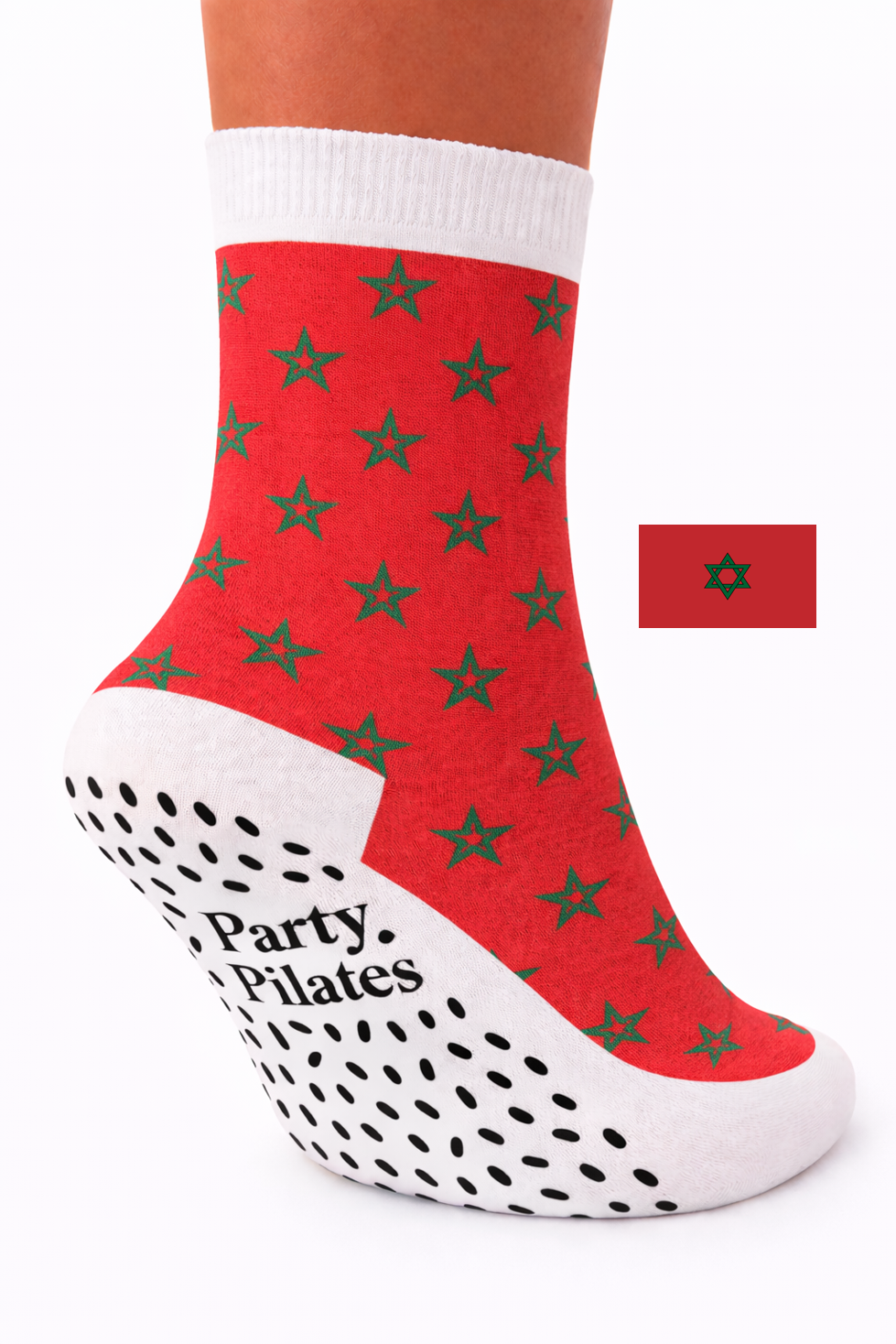 Party Pilates™ Morocco World Cup Grip Socks | Atlanta 2026