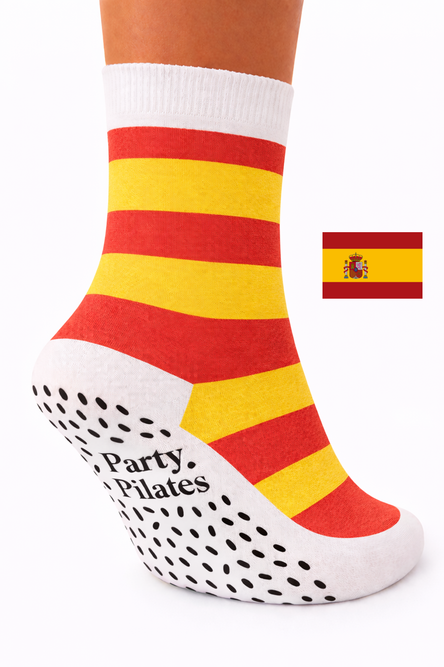 Party Pilates™ Spain World Cup Grip Socks | Atlanta 2026