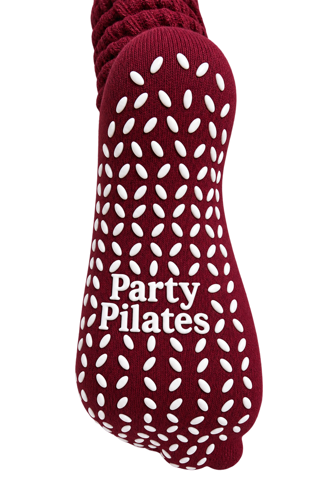 Studio Slouch™ Grip Socks — Bordeaux