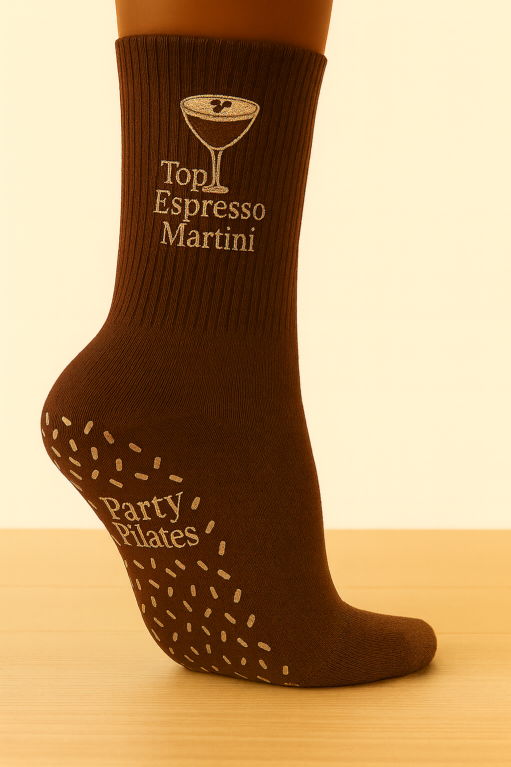 Top Espresso Martini Crew Sock