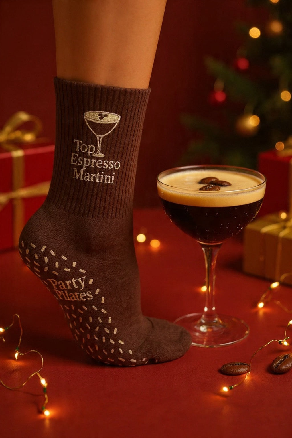 Top Espresso Martini Crew Sock