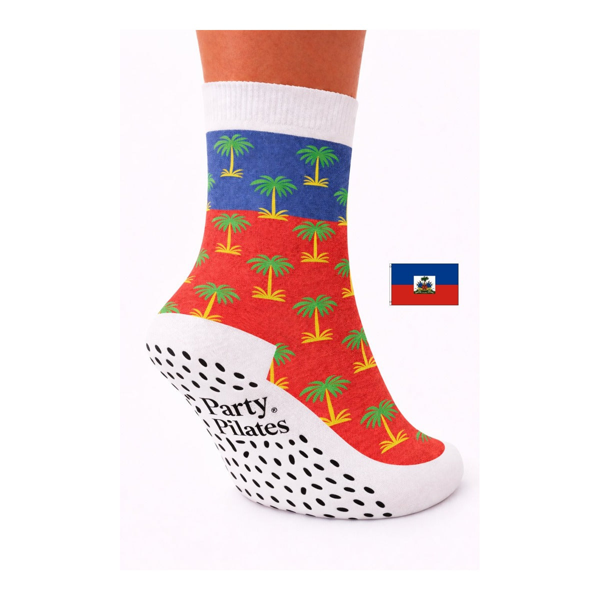 Party Pilates™ Haiti World Cup Grip Socks | Atlanta 2026